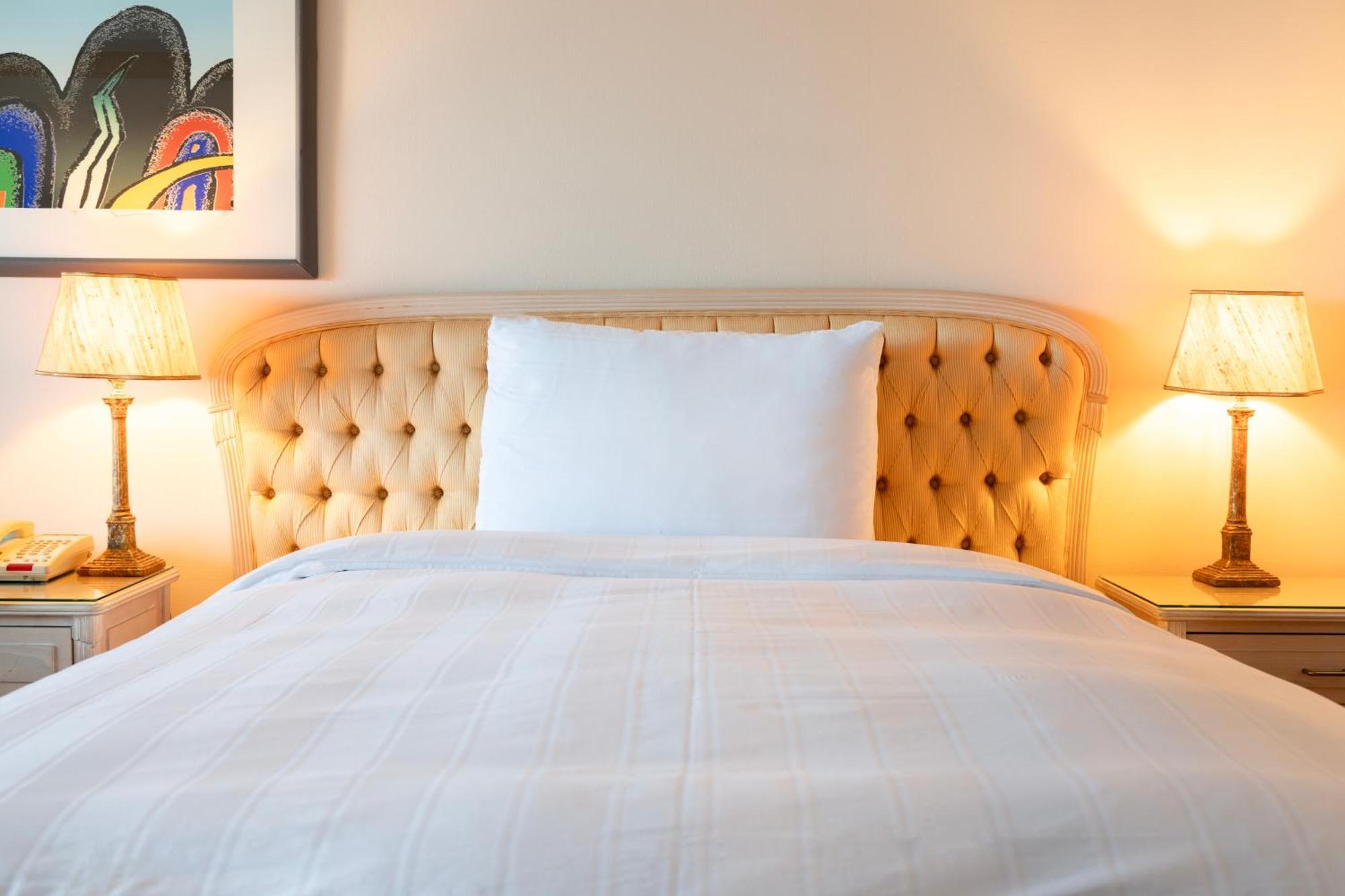 Lotte Hotel Busan Exterior foto A bed